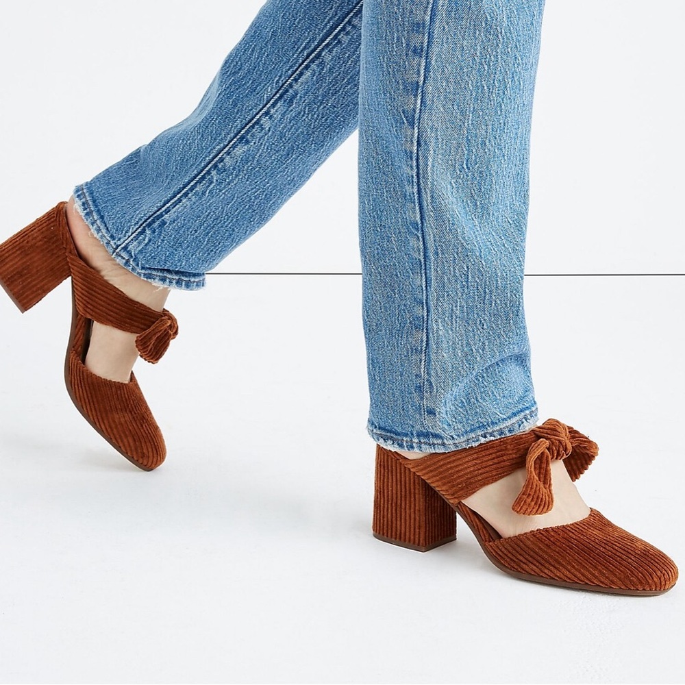 Madewell Zoe Bow Mule - sz 8.5